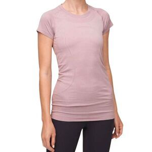 LULULEMON ATHLETICA Swiftly Tech Short Sleeve Crew in Smoky Blush/Smoky Blush Si
